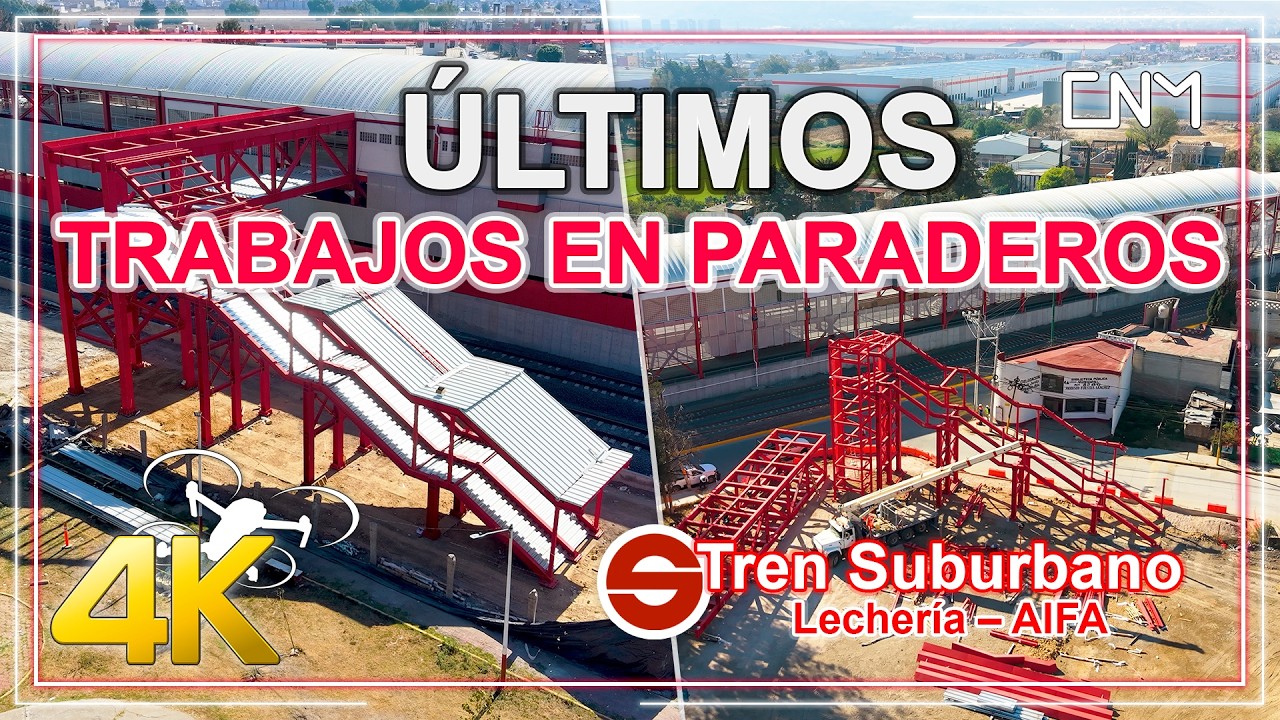 ¿Se logrará inaugurar en marzo-abril del 2026?, Tren suburbano al AIFA