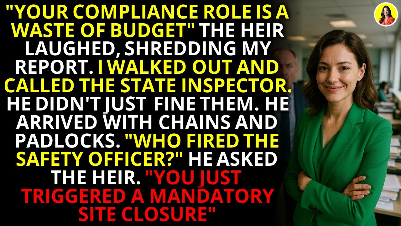 He Shredded My Safety Report. I Called the State Inspector. | Factory Shutdown 💼 #OfficeRevenge