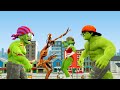 NickHulk Vs Zombie Vs Siren Head - Scary Teacher 3D Monster Giant Attack City Animation