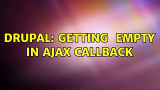 Drupal: Getting $_POST empty in AJAX callback