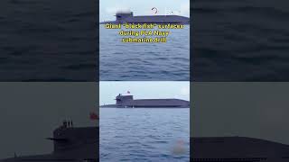 Giant "black fish" surfaces during PLA Navy submarine drill