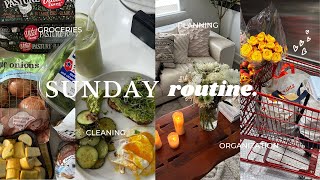 SUNDAY RESET VLOG: Grocery shopping, organization, cleaning, journaling, and prepping for week.