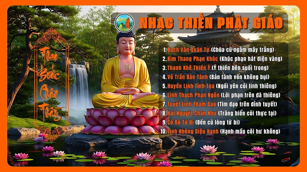 🔴 Nhạc Thiền Phật Giáo Tịnh Tâm Sâu – 3 Giờ Âm Thanh Bình Yên Cho Thiền Định Và Ngủ Ngon