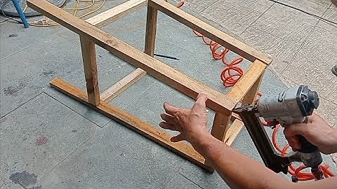 Tự Đóng cái ghế bar  không cần làm mộng | Build your own bar stool without making a dream