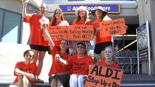 Palm Oil action at Aldi