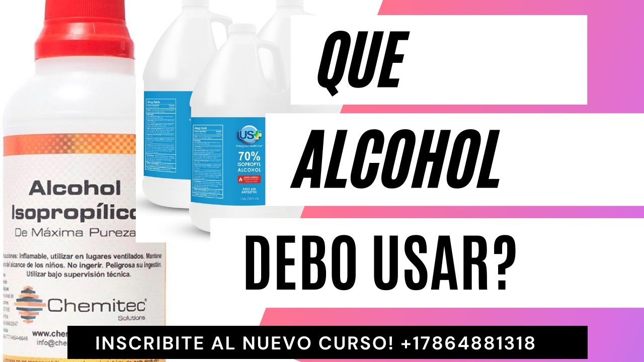Que alcohol puedo aplicar a la Resina Epoxica?