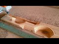 2 inch Deep CNC Wood moduling Engraving