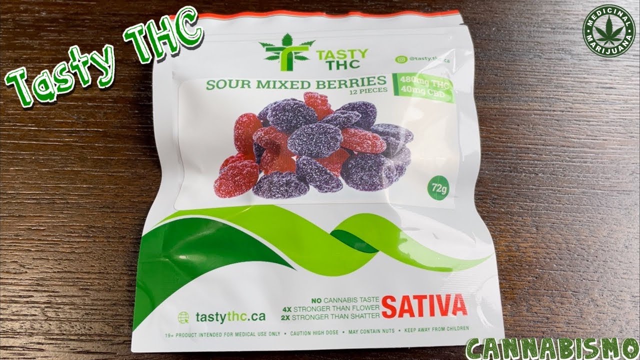 Donna Reviews “Tasty THC” (Sour Mixed Berries) 480mg THC From Cannabismo