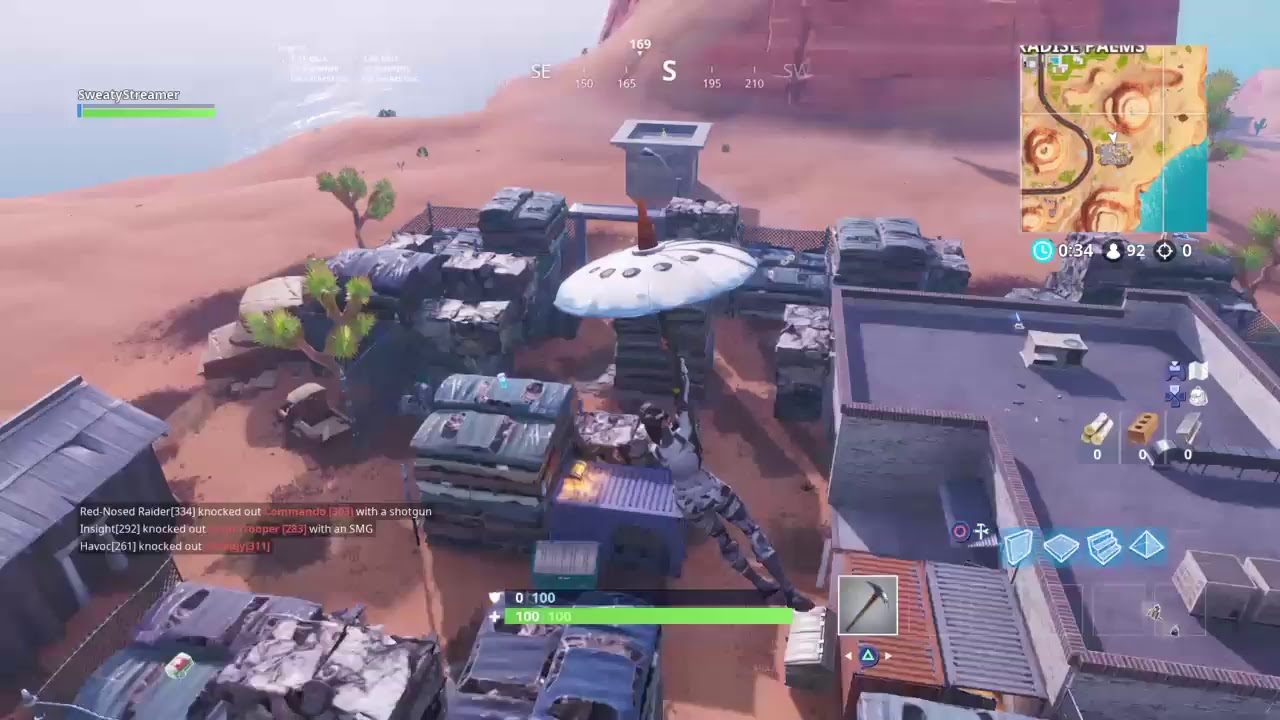 SweatyStreamer's Aggressive Plays on fortnite