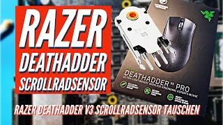 Replacing the scroll wheel sensor on a Razer DeathAdder V3 Pro mouse