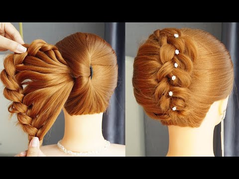 Hairstyle Tutorial: French Roll Bun | फ्रेंच रोल बन | Wedding Hairstyle |  Boldsky - video Dailymotion