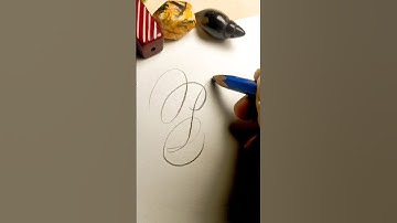 Mastering the P Letter in CALLIGRAPHY Made Easy! #calligraphy #moderncalligraphy#shorts