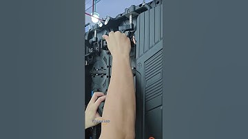 We are installing led display for our customer to test#ledscreen #leddisplay #eagerled #ledfactory