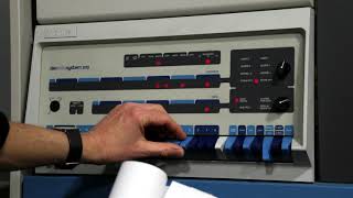 PDP-11/70 panel operation - test run "script10_TB8A3123"