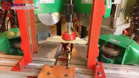 Máy cắt phay mộng bọ xéo 45 độ tự động - sdt: 0397 011 667