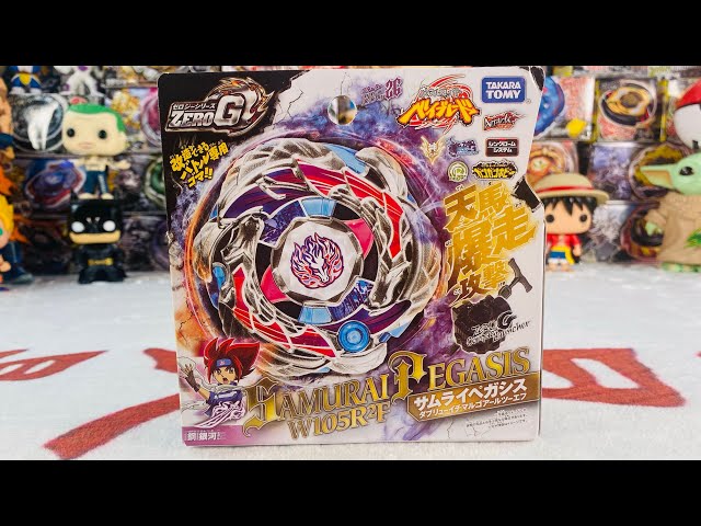 Beyblade Samurai Pegasis W105R2F Unboxing & Review BeysAndBricks