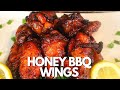 Oven Baked Honey BBQ Chicken Wings | Easy Chicken Wings Recipe