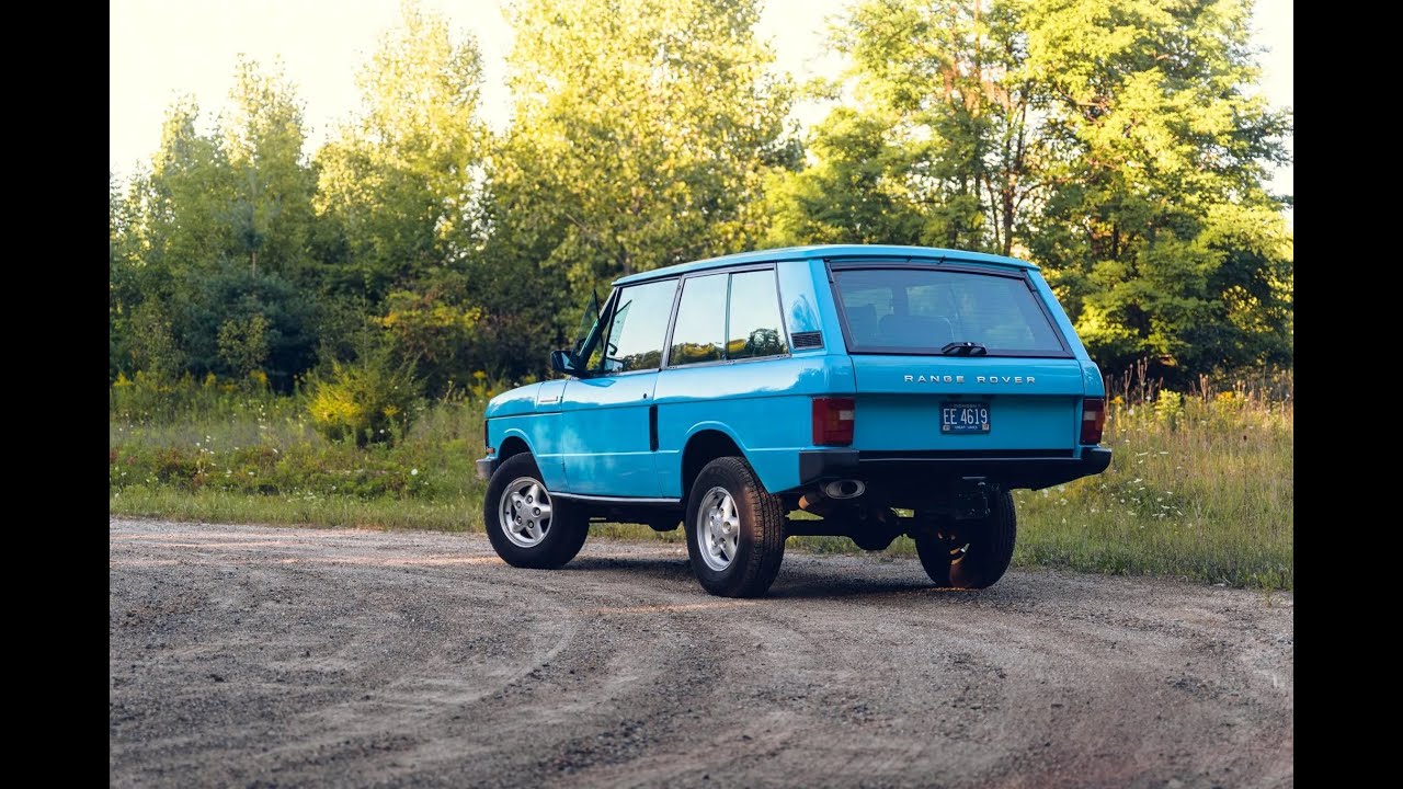 Ride-along in a 1988 Land Rover Range Rover Turbo D - YouTube