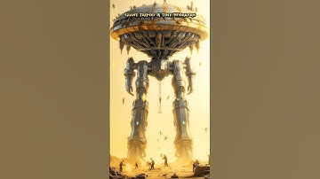 A Giant Tripod With Tiny Workers #shorts #tinyworkers #tripod #miniature