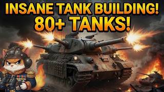 Multi Turret Academy is Insane (80+ TANKS!) Best Tank building Roguelite!