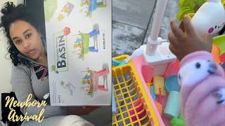 DreamDoll Assembles New Toddler Vegetable Washing Table For Daughter Jream! 🥬