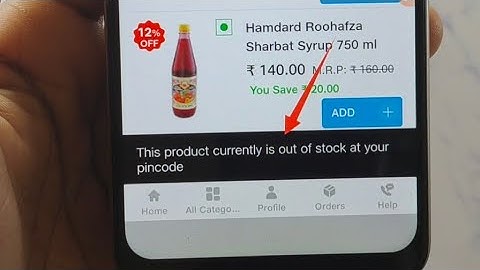 How to fix This product currently is out of stock at your pincode problem solve in jioMart