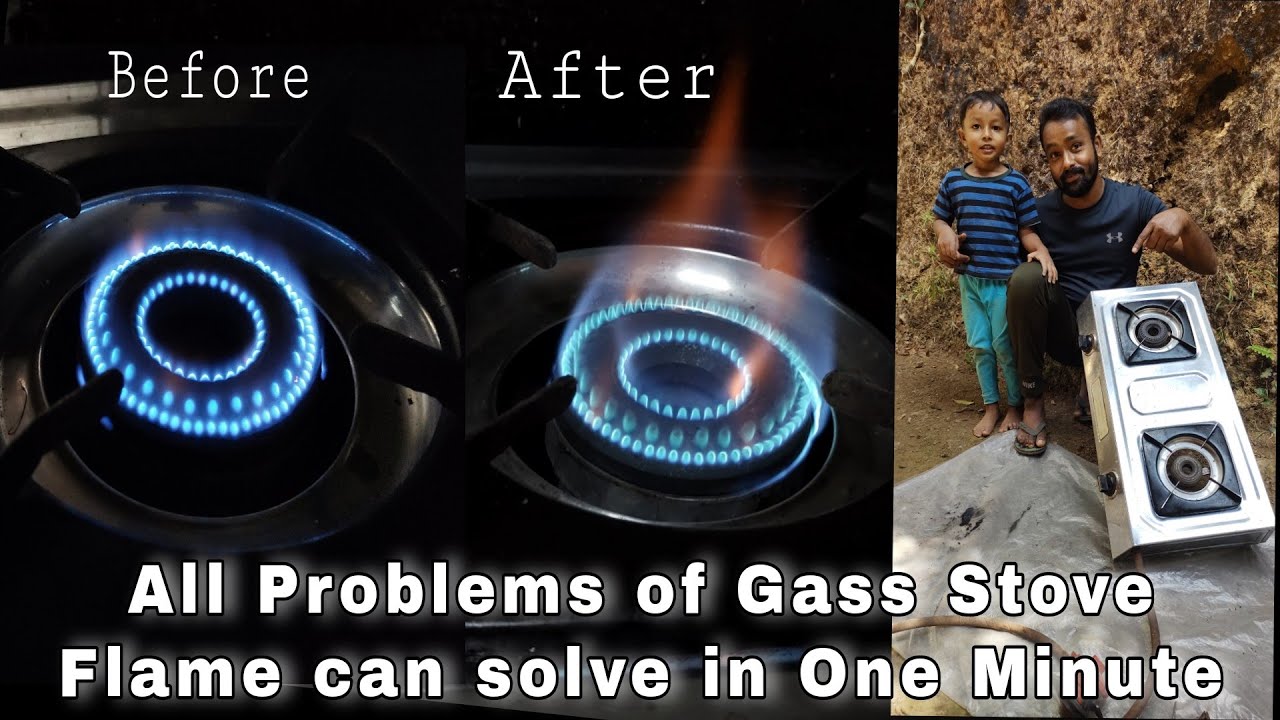 How To Repair Gass Stove Low Flame |How To Clean Gass Stove Burner |Kitchen Hacks