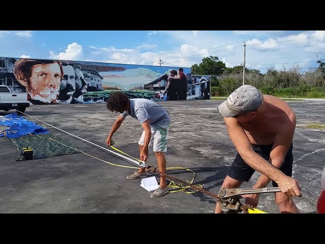 Update 11 – DYNEEMA: How to streech Dux Synthetic Rigging
