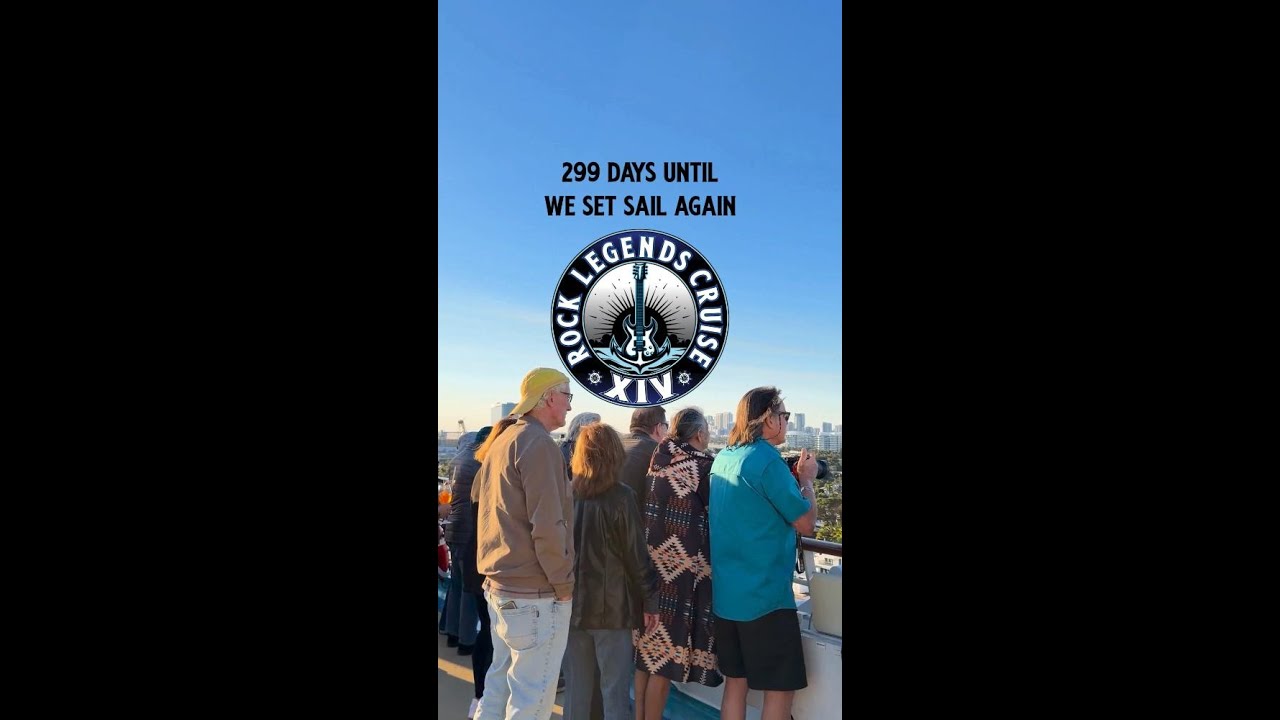 299 days until we set sail again - Rock Legends Cruise