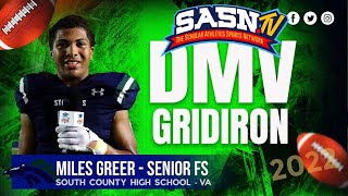 DMV Gridiron Interviews Miles Greer