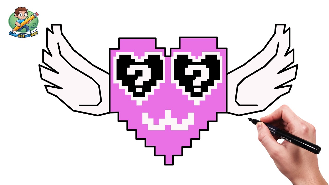 How to Draw Valentine lucky block | Steal a Brainrot [ROBLOX] | Drawing Easy  Tutorial