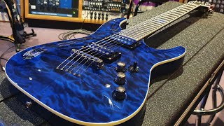 Schecter Diamond Series Exotic Star Quilt Top Neck-Through Guitar