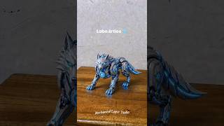 Cube to Ice Fox Transformation 🦊❄️ | AI Mechanical Beast #transformation #usa#viral#shorts#trending