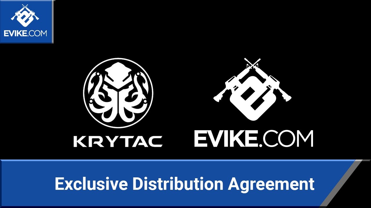KRYTAC Exclusive Distribution Agreement with Evike.com - Airsoft Evike.com