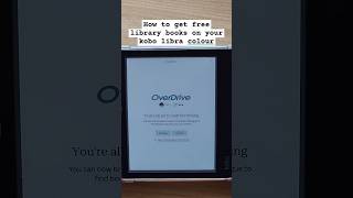 how to borrow Library books on your kobo libra colour
