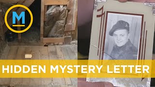 Man discovers hidden letter behind a wall in his bathroom | Your Morning