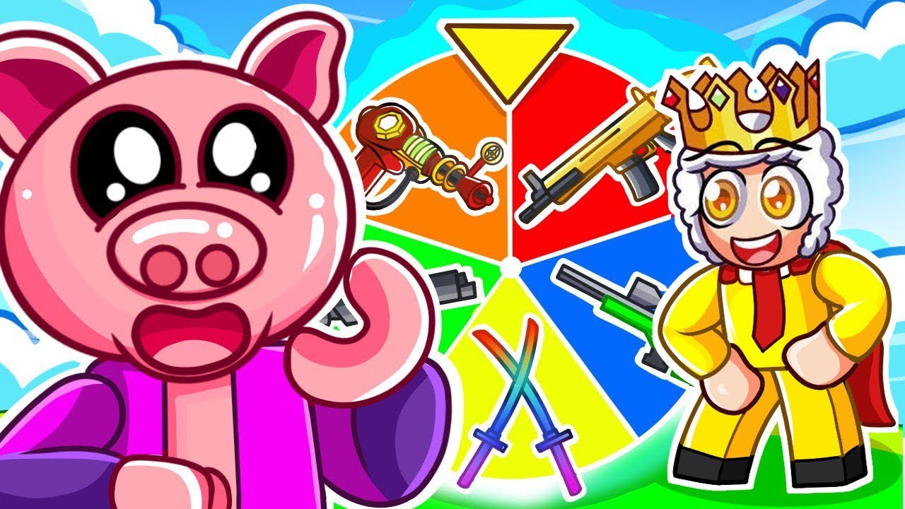 POUZE *NÁHODNÁ* ZBRAŇ challenge v Roblox RIVALS!