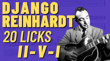 20 Django Reinhardt 2-5-1 Licks - Breakdown!