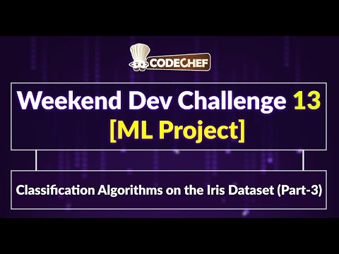 Classification Algorithms on the Iris Dataset (Part-3) Weekend Dev 13 | ML Projects