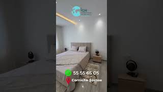 🏡 À vendre chez IGH Immobilière – Appartement  S+2 Neuf avec Vue Mer à Sousse