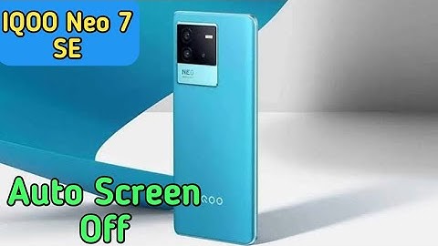 How To Change Sleep Time In Iqoo Neo 7 SE, Screen Lock Time Setting Change In Iqoo Neo 7 SE,