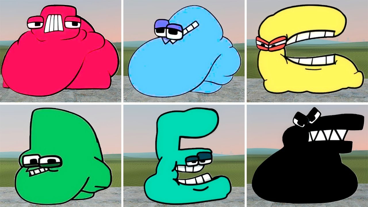NEW EXTRA FAT ALPHABET LORE FAMILY (PART 2) In Garry's Mod - YouTube