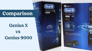 Oral-B Genius X vs Genius 9000 Electric Toothbrush