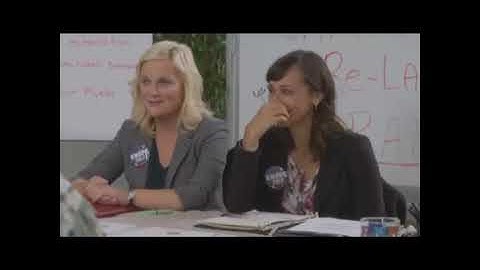 Parks and Recreation Come back joke-Blooper