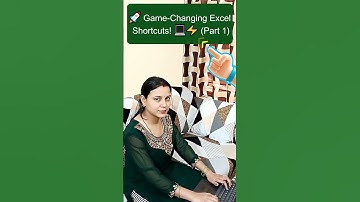 3 Excel Shortcuts That Will Blow Your Mind! 💥 Part 1  #excel #excelshortcuts  #exceltips