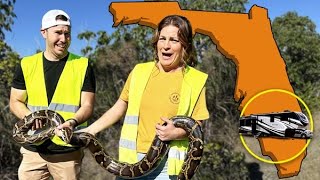 We Caught a Python while RVing the Everglades