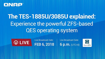 The TES-1885U/3085U explained: Experience the powerful ZFS-based QES operating system