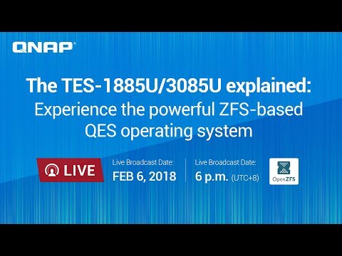 TES-1885U/3085U vysvetlil: Vyskúšajte výkonný operačný systém QES založený na ZFS