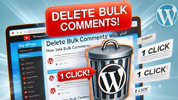 How To Delete Bulk Comments in WordPress With Just 1 Click