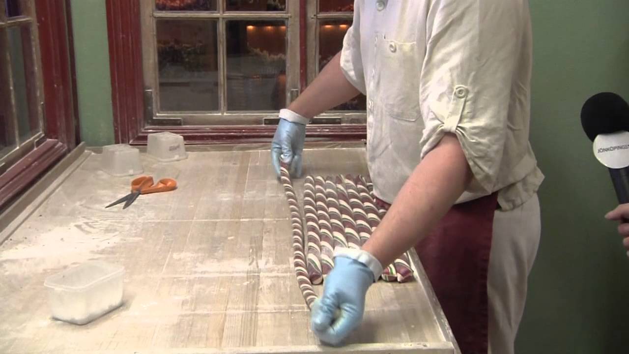 Polkagrisbakning lång